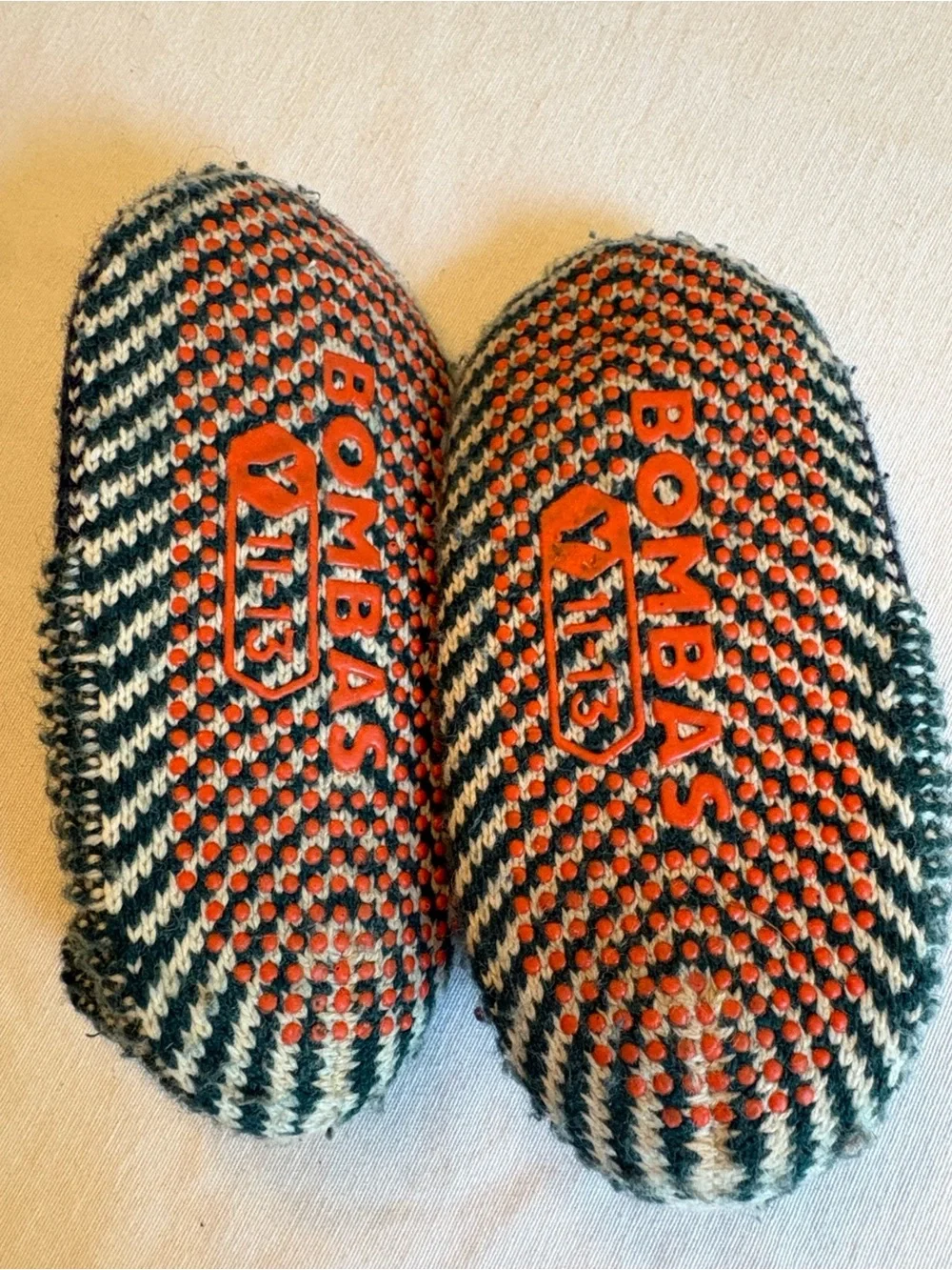 Bombas Kids Knit Slip-On Gripper Slipper